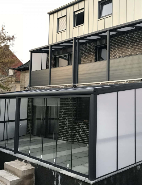 terassenüberdachung komplettset