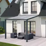 Terrassendach pro 3x3m anthrazit