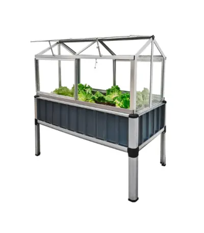 frühbeet aufsatz pflanzenbeet hochbeet aluminium