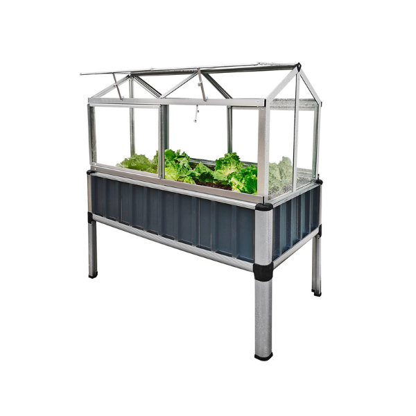 frühbeet aufsatz pflanzenbeet hochbeet aluminium