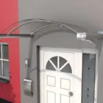 bogenvordach edelstahl