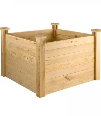 holzhochbeet viereckig