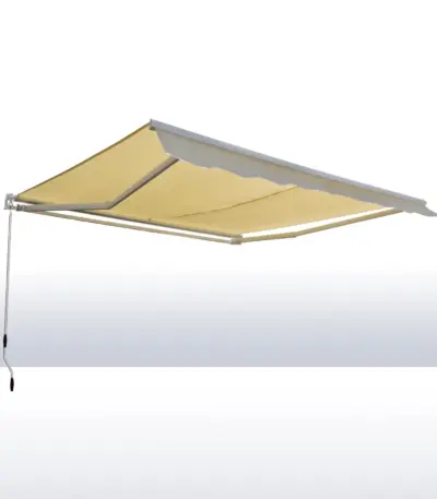 markise beige offen