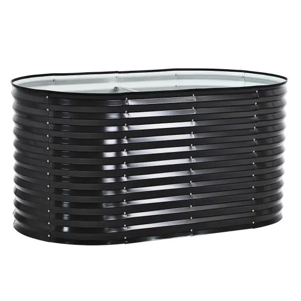metall hochbeet schwarz