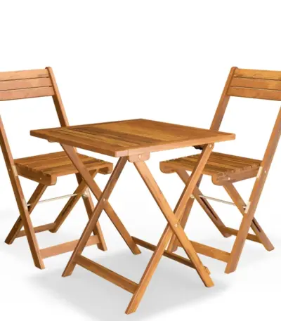 garten sitzgruppe | 3 tlg | akazienholz | klappbar