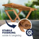 garten sitzgruppe | 3 tlg | akazienholz | klappbar