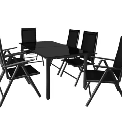 garten sitzgruppe bern 7 tlg anthrazit alu glas (1)