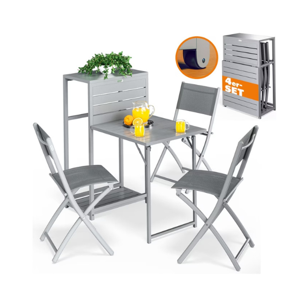 garten sitzgruppe | 3 tlg | akazienholz | klappbar