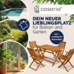 gartenmöbelset gartensitzgruppe komfort 5 tlg akazienholz