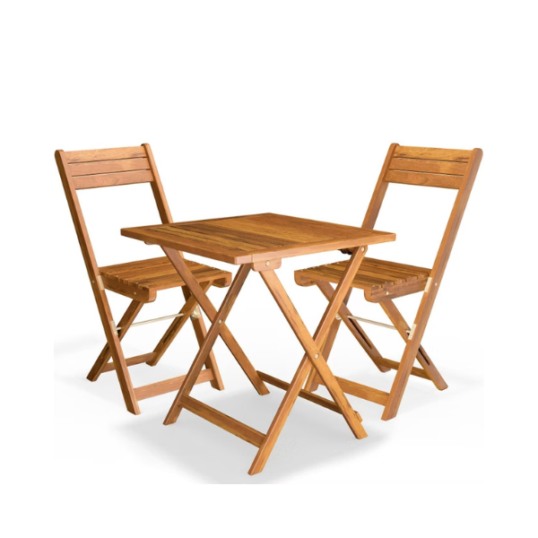 garten sitzgruppe | 3 tlg | akazienholz | klappbar