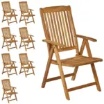 gartenstühle bari | holzstühle | 2,4,6 & 8er set | klappbar