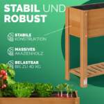 metall hochbeet braun | 100x50x38 cm (kopie)