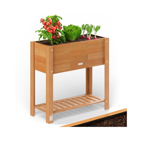 hochbeet akazienholz 68x30x75cm