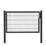 doppelstabmattenzaun tor | industrie toranlage | komplettset