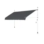 klemmmarkise balkon | 150cm breit | versch. farben