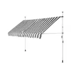 klemmmarkise balkon | 150cm breit | versch. farben