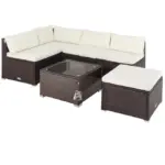 polyrattan gartensitzgruppe 3 tlg versch. farben & materialien