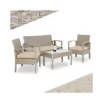gartenmöbelset gartensitzgruppe komfort 5 tlg akazienholz
