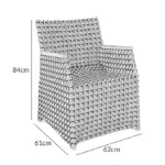 polyrattan gartensessel | versch. typen