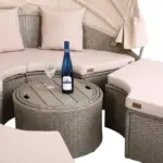polyrattan sonneninsel Ø185cm in vers. varianten