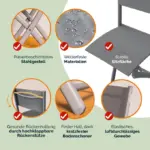 polyrattan gartensitzgruppe 3 tlg versch. farben & materialien