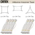 sonnensegel hdpe | 3x3x3m | dreieck | creme