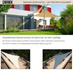 sonnensegel hdpe | 3x3x3m | dreieck | creme