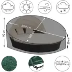abdeckung sonneninsel grün Ø188cm (kopie)