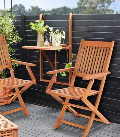 garten sitzgruppe klappbar 3 tlg akazienholz fsc® zertifiziert (kopie)