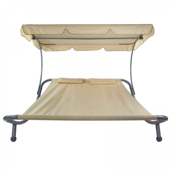 doppelliege palma beige