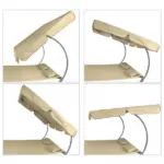 doppelliege palma beige