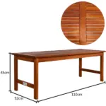 garten sitzgruppe saltas | 4 tlg | anthrazit & akazienholz