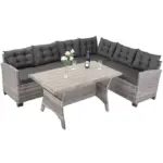 polyrattan ecklounge porto detail