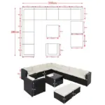 polyrattan ecklounge xxxl detail3