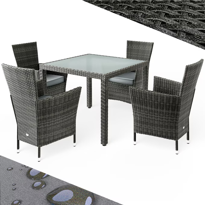 polyrattan gartenmöbel bali 9 tlg schwarz (kopie)