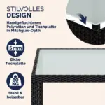 polyrattan garten sitzgruppe bali 5 tlg schwarz 5