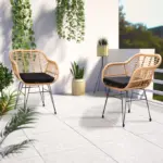 polyrattan bali | 2er & 4er set | natur | korbsessel