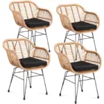 polyrattan bali | 2er & 4er set | natur | korbsessel