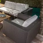 polyrattan sessel havanna | versch. farben | inkl. sitzkissen