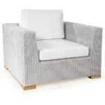 polyrattan sessel havanna | versch. farben | inkl. sitzkissen