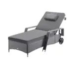 sonnenliege king 169x54x95cm akazienholz fsc® zertifiziert