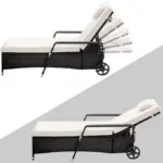 polyrattan sonnenliege schwarz12
