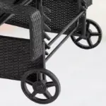 polyrattan sonnenliege schwarz15
