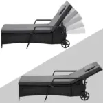 polyrattan sonnenliege schwarzanthrazit2