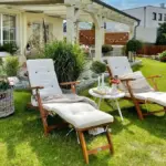 sonnenliege king 169x54x95cm akazienholz fsc® zertifiziert
