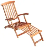 sonnenliege king 169x54x95cm akazienholz fsc® zertifiziert