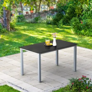 alu gartentisch silber bern
