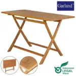 gartentisch klappbar irab teakholz 125x60x75cm