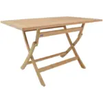 gartentisch sun 120x70x75cm klappbar teakholz