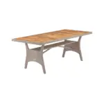 gartentisch bern alu 150x90x75cm anthrazit